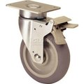 Global Equipment Hi-Tech Dual Locking Caster 400 Lb. Capacity 585369